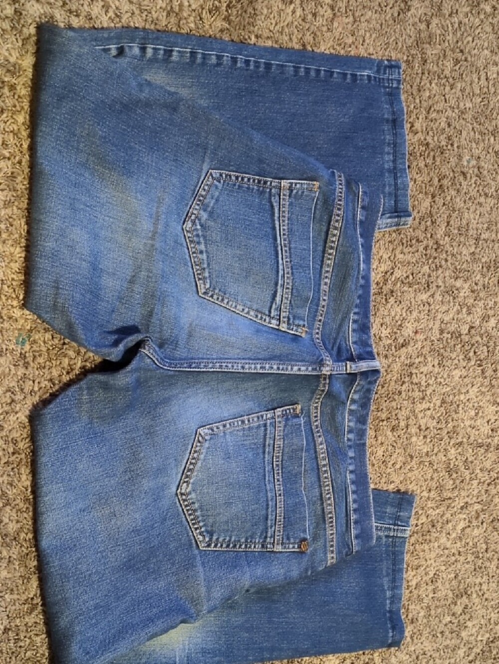 BRX Jeans Men's Relaxed Fit Blue Denim Jeans - Picture 5 of 8